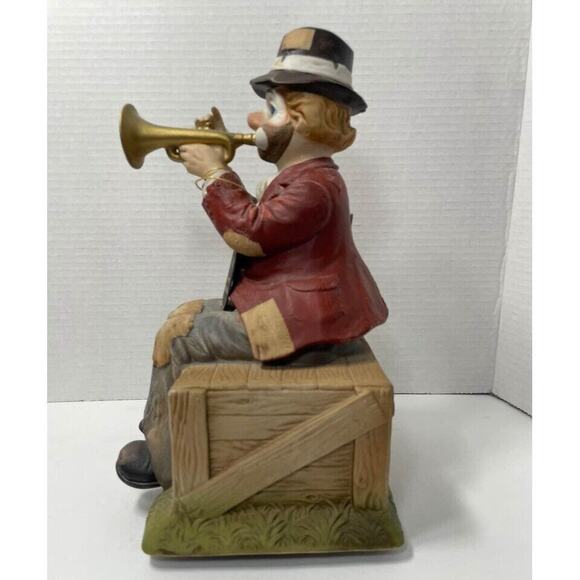 Willie Melody in Motion the Hobo Clown Playing Flute 12” Figure Does Not Work - Picture 10 of 10